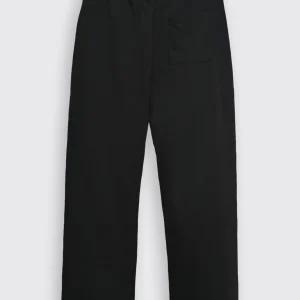 Alternative view of TERRY TAPERED BLACK TROUSER