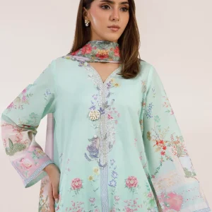 Alternative view of Stitched Printed Muzlin Suit
