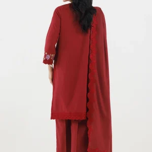 Alternative view of Stitched Embroidered Lawn Shirt+ Culotte